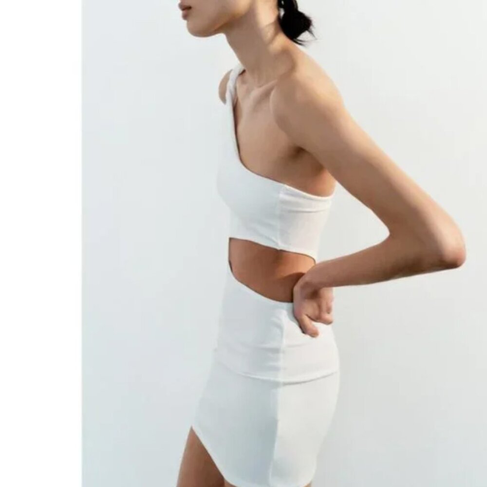Zara fitted mini dress